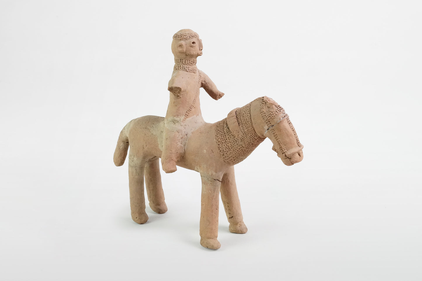 Reiterfigur aus Terrakotta, Mali, Djenné-Kultur – Mali, 13.–16. Jahrhundert