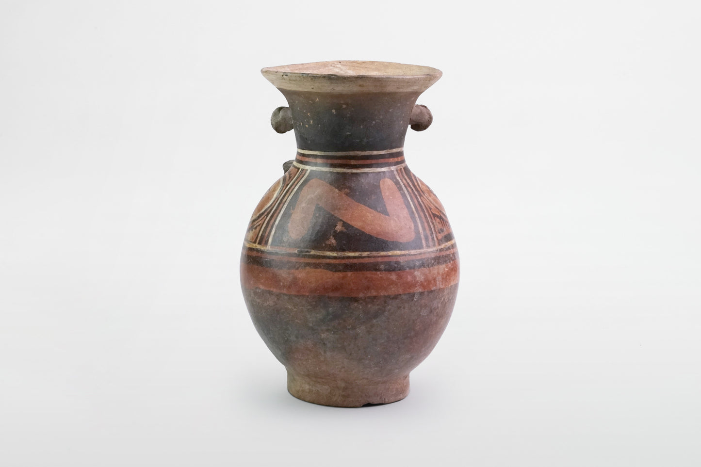 Bemalte Terrakottavase aus Recuay – Peru, 1.–4. Jahrhundert