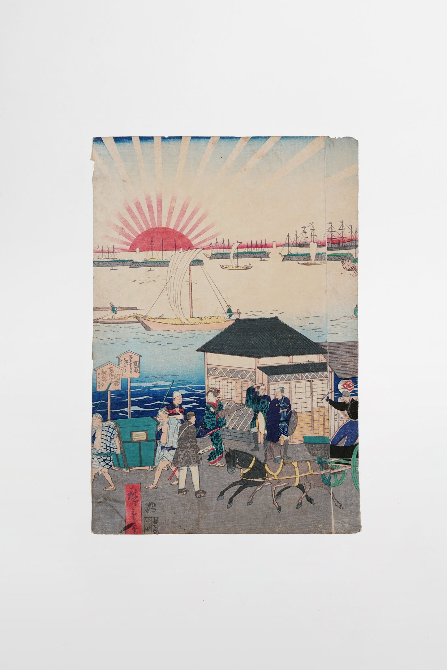 Utagawa Hiroshige: Treu-Ansicht von Takanawa Nr. 2 – Japan, ca. 1850