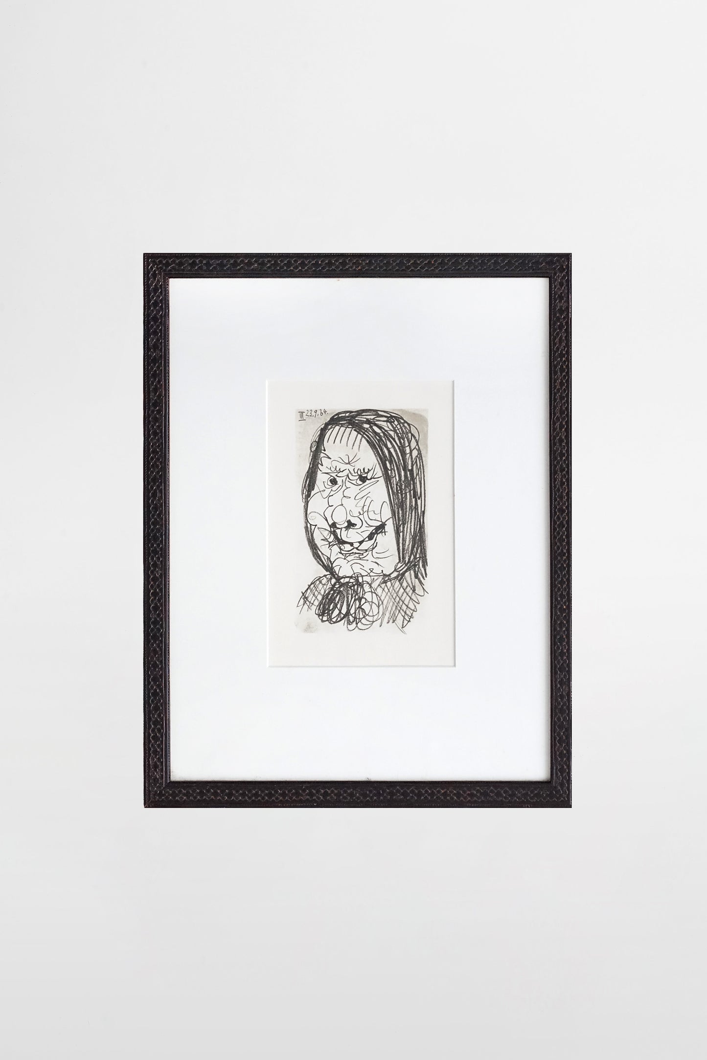 Pablo Picasso: La vieille dame de Mougin – Frankreich, 1964