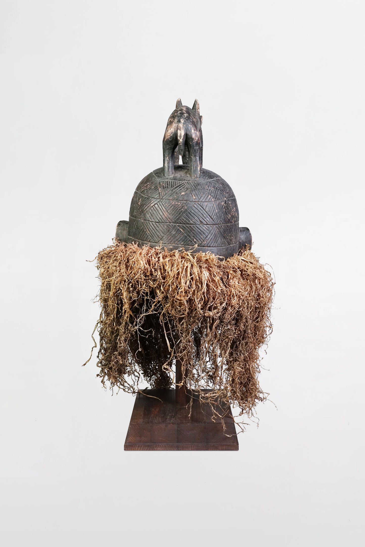 Punu Mukudj mask with animal crest, Punu/Lumbu people – Gabon, early 20th century