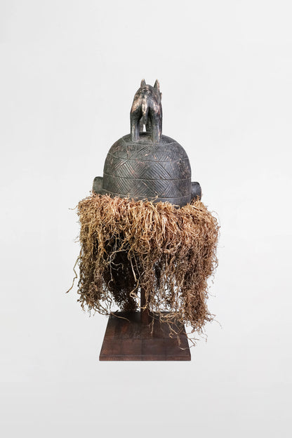 Punu Mukudj mask with animal crest, Punu/Lumbu people – Gabon, early 20th century