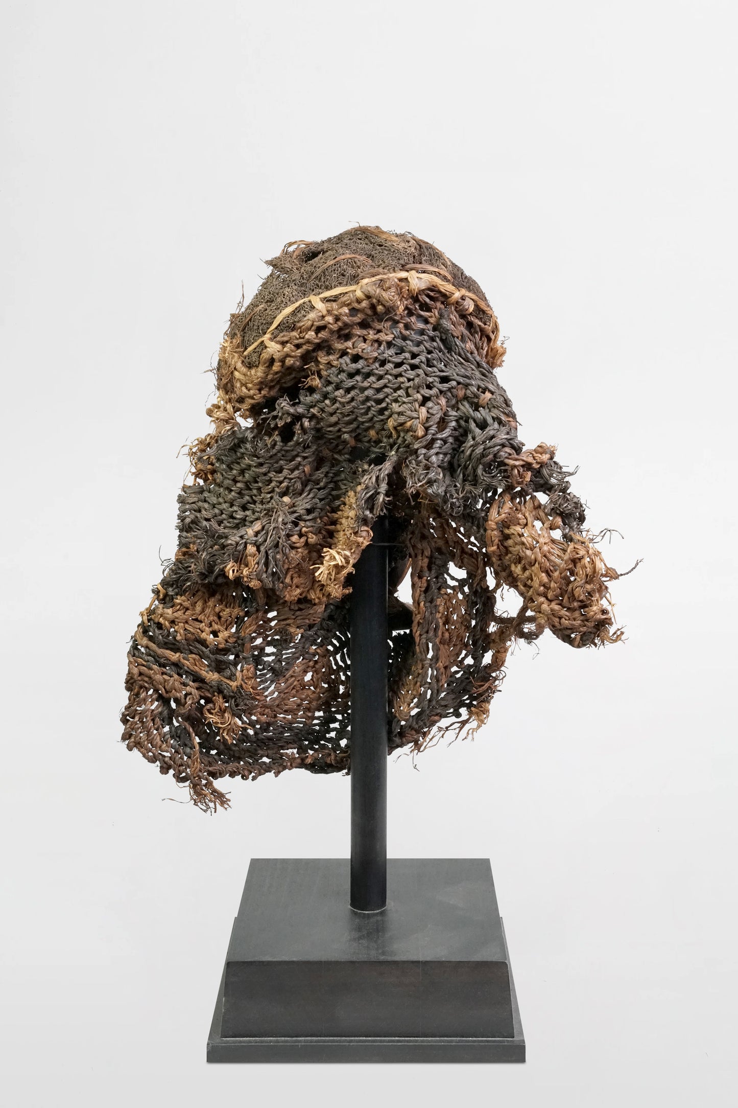 Chokwe Mwana Pwo mask with fiber headdress – Angola/DR Congo, mid 20th century