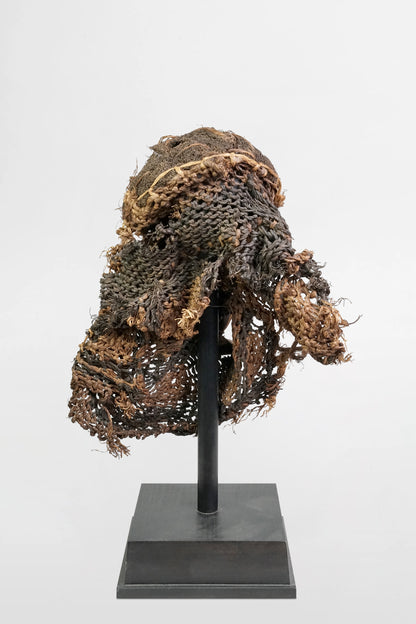 Chokwe Mwana Pwo mask with fiber headdress – Angola/DR Congo, mid 20th century
