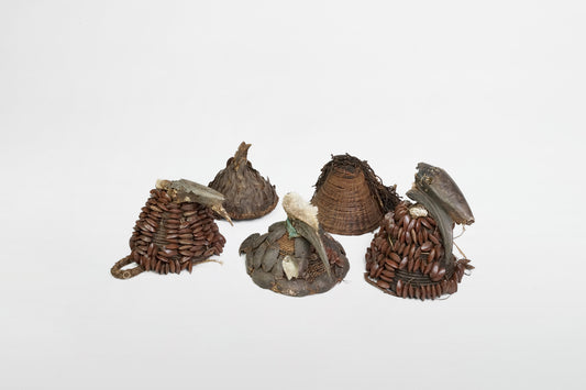 Ritual headdresses – Congo region, mid 20th century (six pieces)