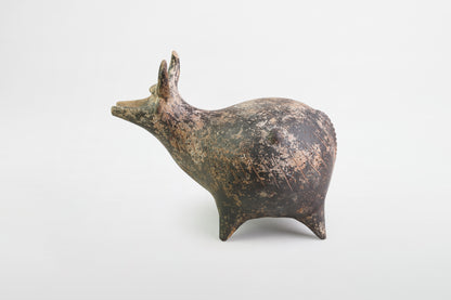 Terrakotta-Rhyton, Amlash – Persien, Südwestkaspisches Gebiet, 13.–10. Jahrhundert v. Chr.