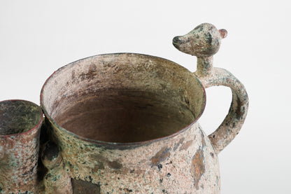 Bronzene Kräuterteekanne aus Amlasch – Persien, 1000 v. Chr.