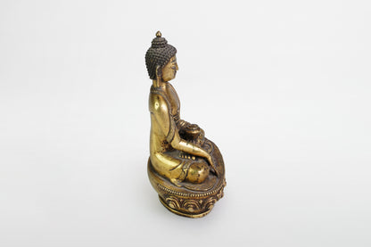Bronzefigur des Buddha Shakyamuni, Ayutthaya-Stil – Thailand, ca. 19. Jahrhundert