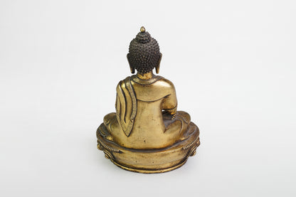 Bronzefigur des Buddha Shakyamuni, Ayutthaya-Stil – Thailand, ca. 19. Jahrhundert