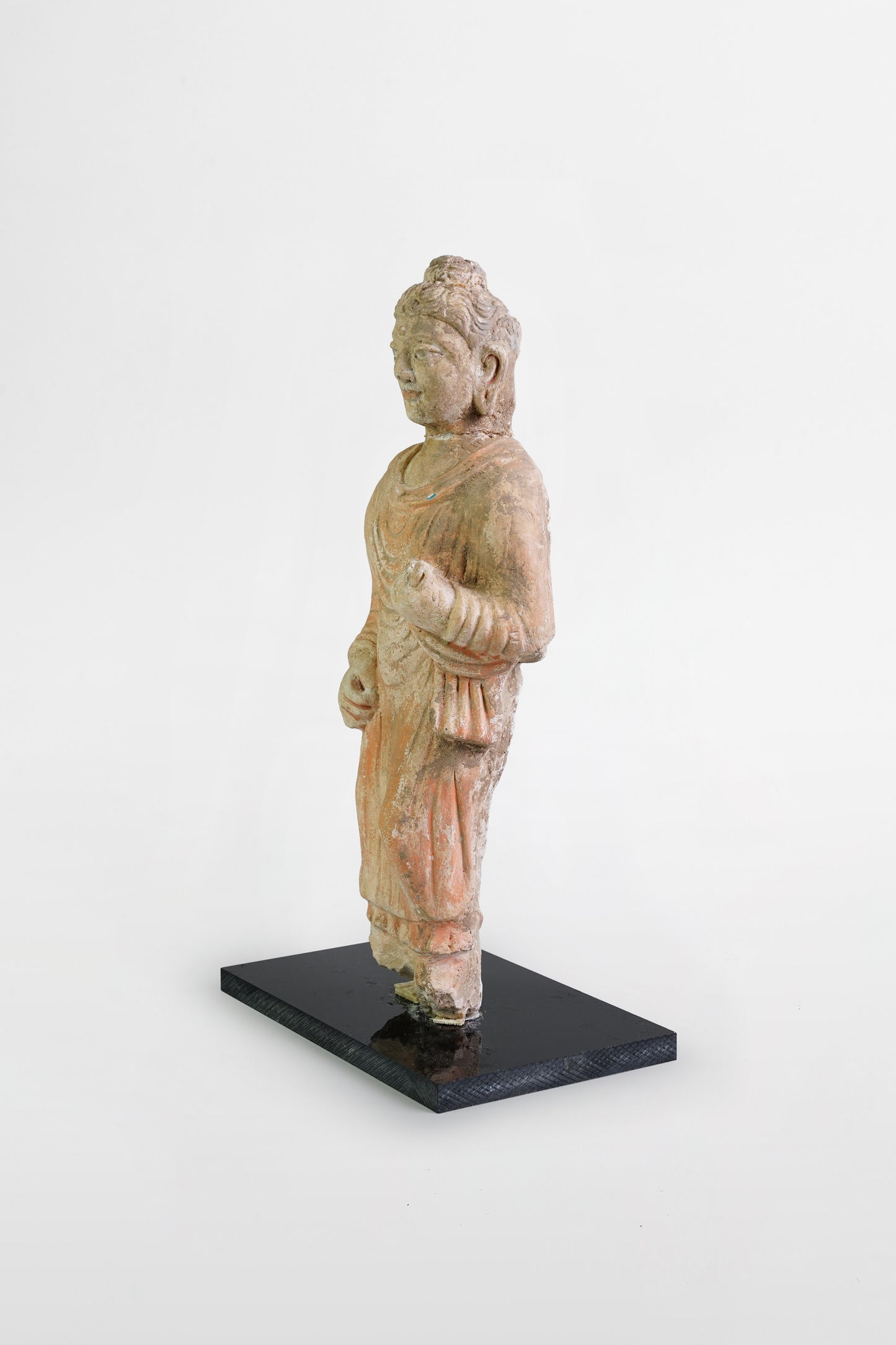 Gandharan Buddha Fresko - Indien, 3.–4. Jahrhundert