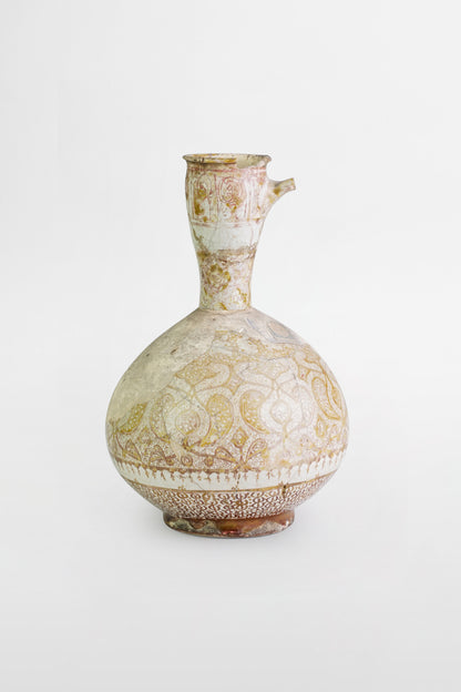 Keramikflasche, Kashan – Zentraliran, frühes 13. Jahrhundert