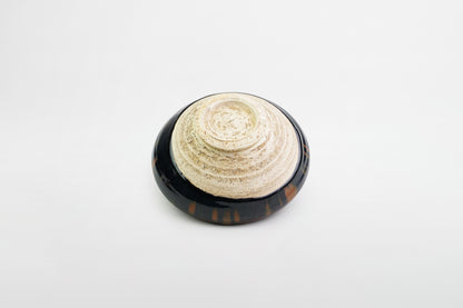 Russet-streaked black-glazed bowl – China, Jin dynasty, 12th century