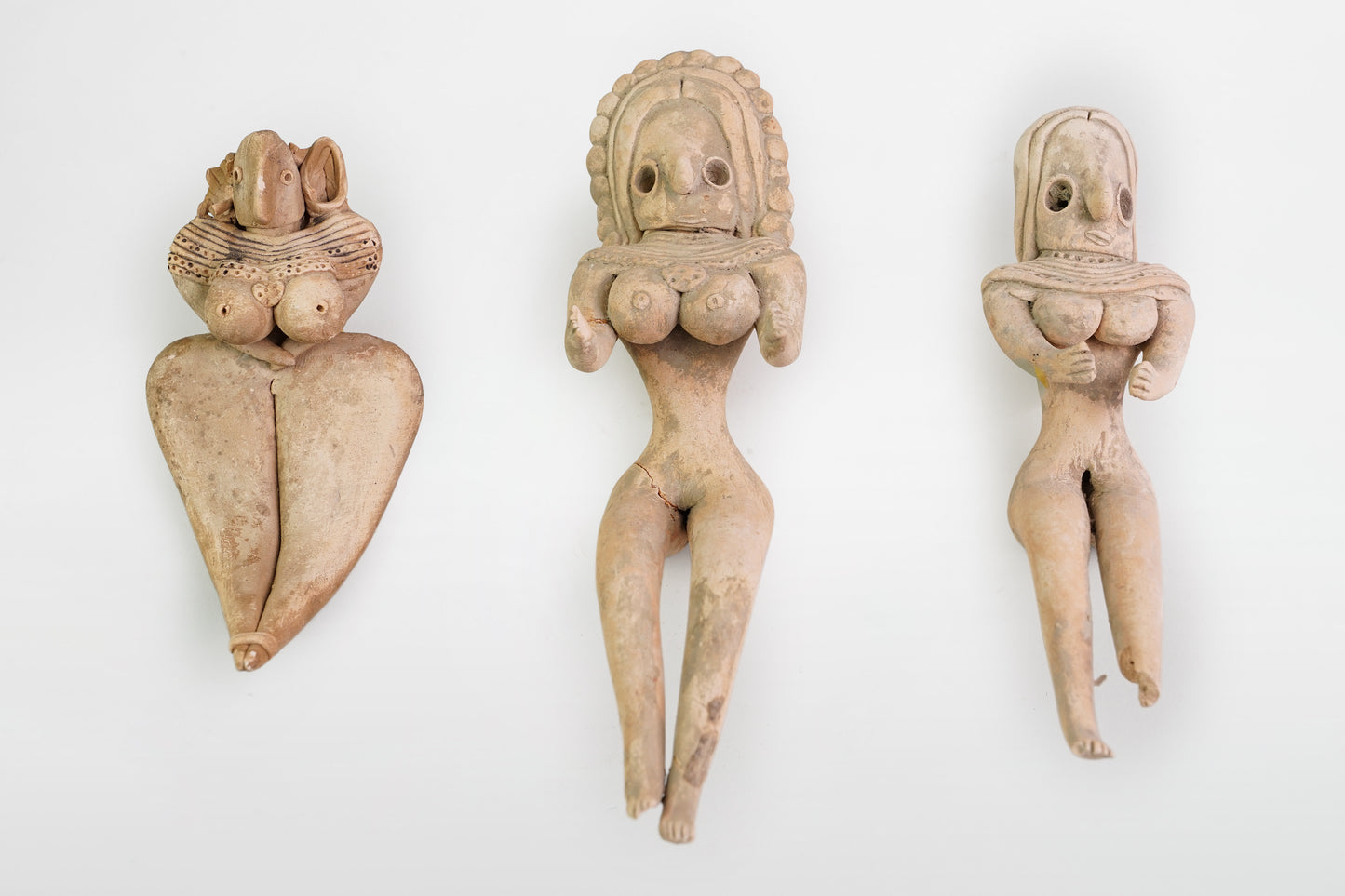 Keramikfigur einer Fruchtbarkeitsgöttin aus dem Indus-Tal – Indien, 2. Jahrtausend v. Chr.