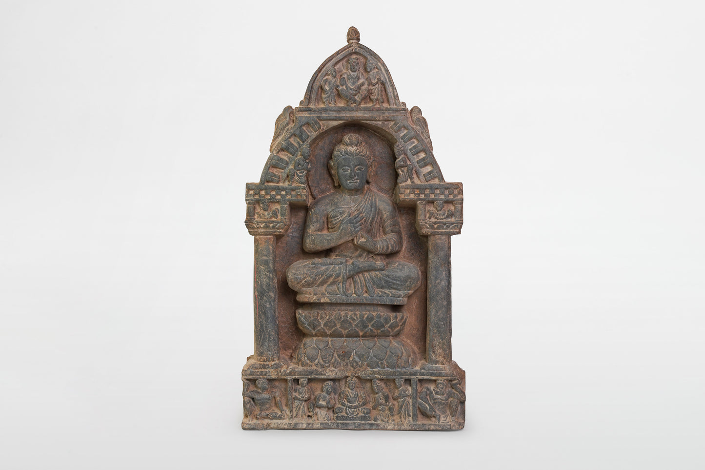 Gandhara-Buddha-Stele – Indien, 2./3. Jahrhundert
