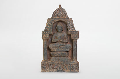 Gandhara-Buddha-Stele – Indien, 2./3. Jahrhundert