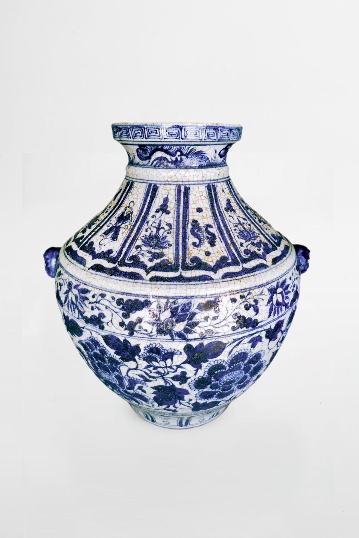 Cizhou-Vase mit Deckel und quadratischem Boden – China, Yuan-Dynastie, 14. Jahrhundert