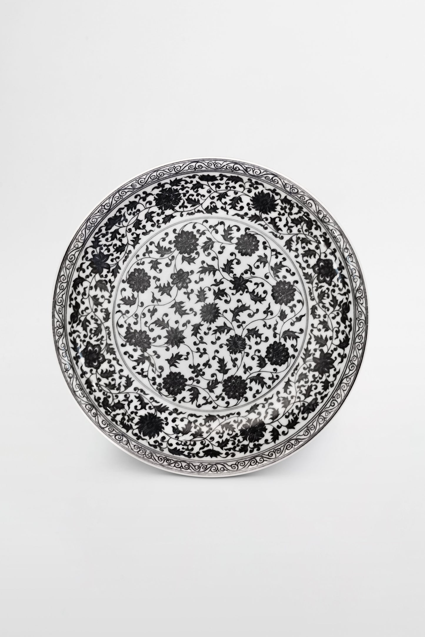 Jingdezhen-Porzellanplatte, Yung-Cheng-Zeit – China, Qing-Dynastie, 18. Jahrhundert