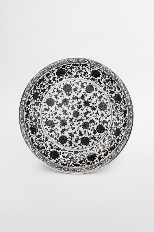 Jingdezhen-Porzellanplatte, Yung-Cheng-Zeit – China, Qing-Dynastie, 18. Jahrhundert