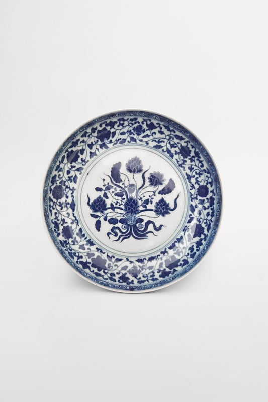 Porzellan-Lotusteller, Yong-Zheng-Zeit – China, Qing-Dynastie, 18. Jahrhundert