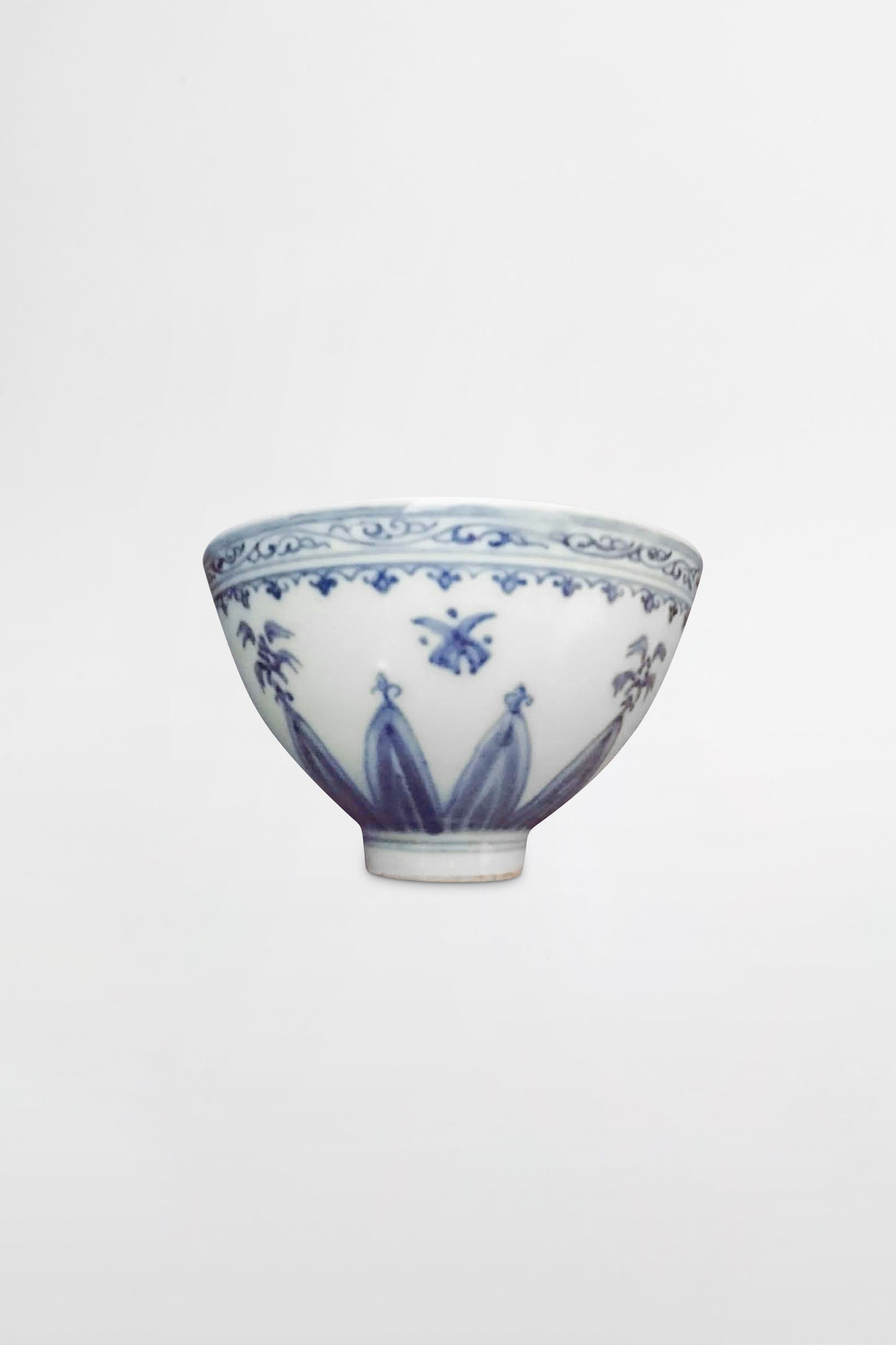 Seltene kleine Porzellanschale, Yongle-Zeit – China, Ming-Dynastie, 15. Jahrhundert