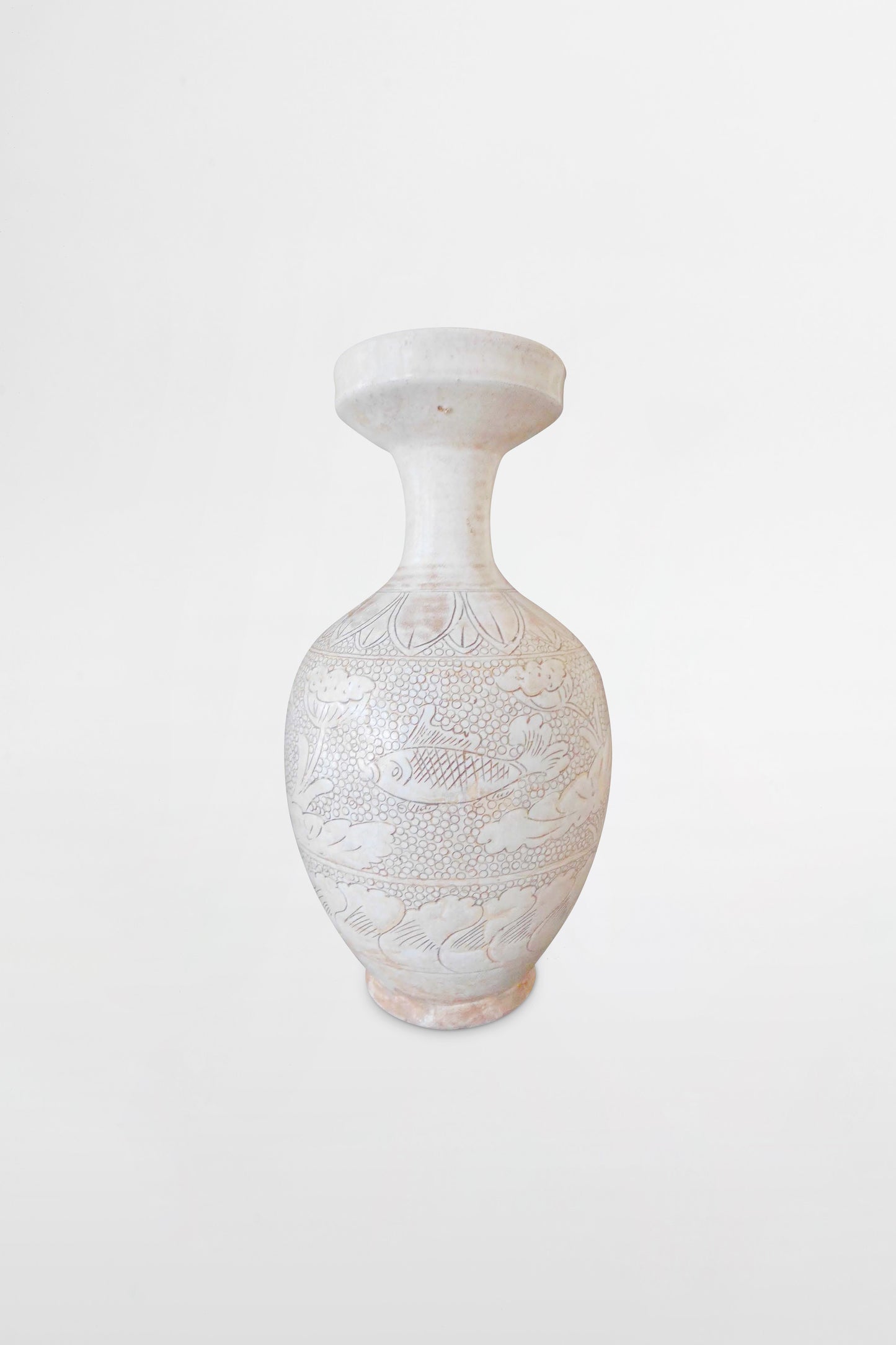 Vase mit Tellermündung aus den Dengfeng-Brennöfen – China, Nördliche Song-Dynastie, 10.–11. Jahrhundert