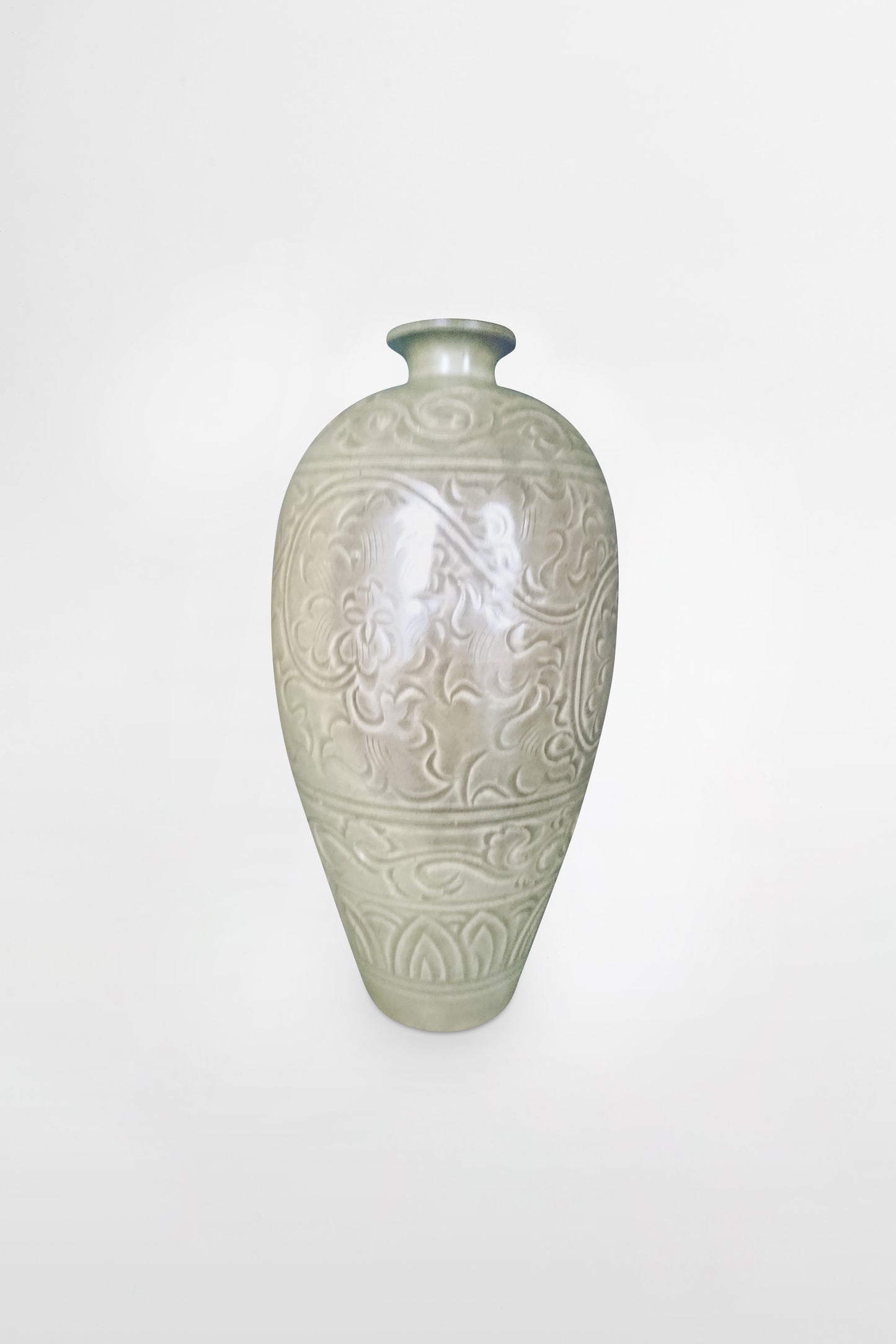 Yaozhou bottle vase, Cizhou type – China, Northern Song or Jin dynasty, 12th–14th century