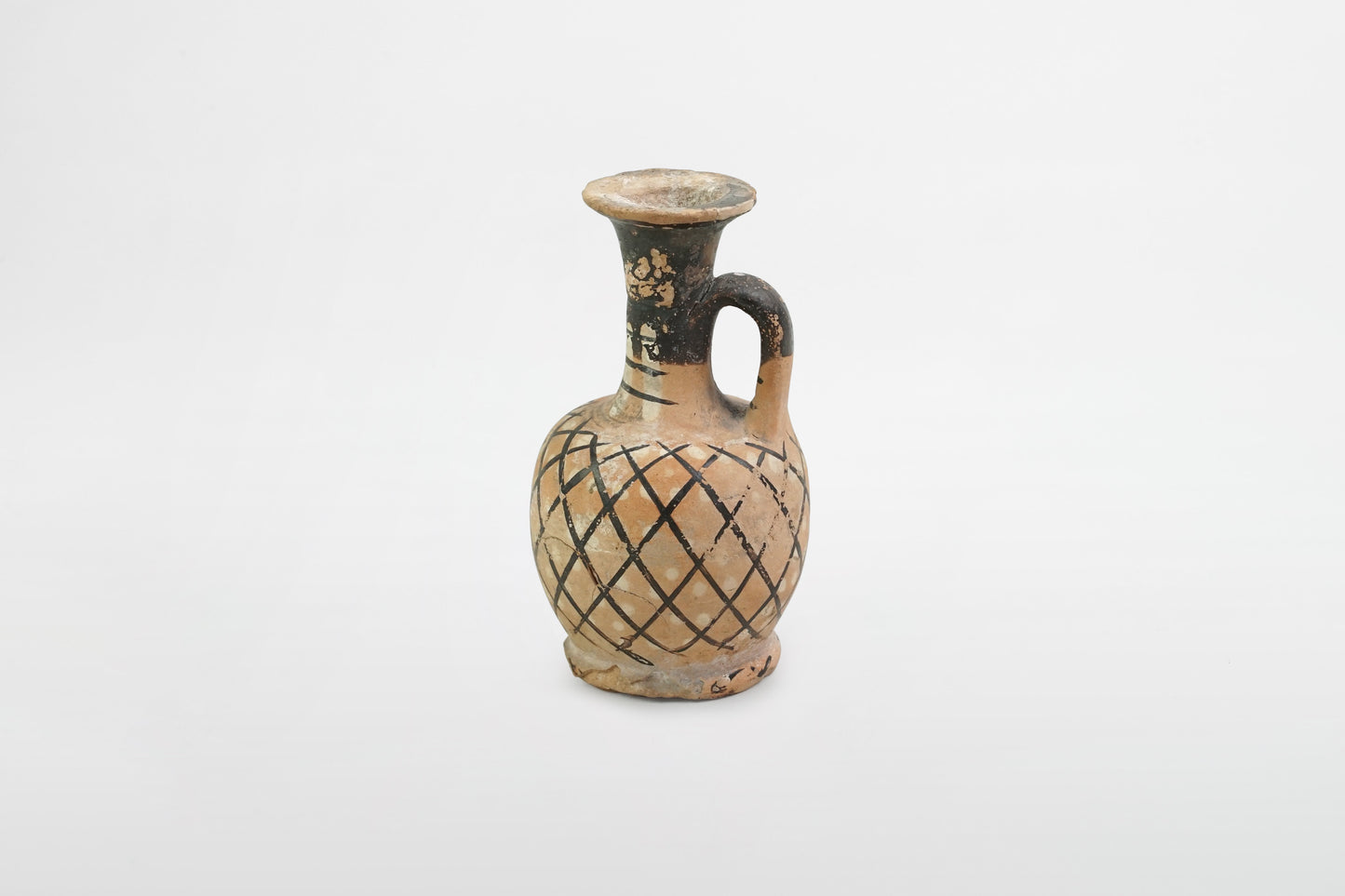 Bemalte attische Lekythos – Griechenland, 6./5. Jahrhundert v. Chr.