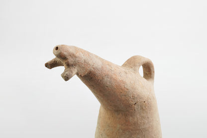 Arsakidischer Weinrhyton aus Keramik – Persien, 1. Jahrhundert