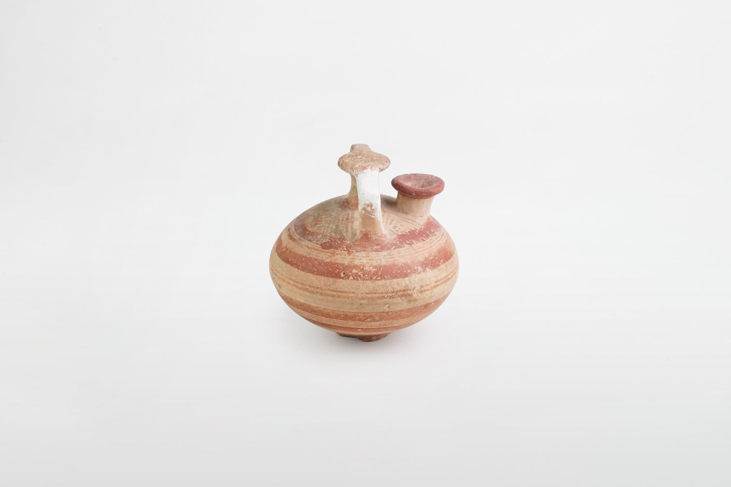 Mykenischer Bauch-Amphoriskos aus Keramik – Griechenland, 15.–14. Jahrhundert v. Chr.