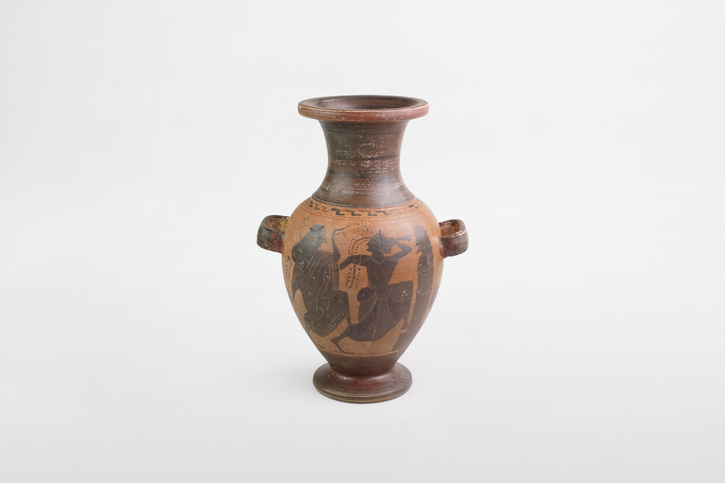 Attic black glazed and painted hydria – Greece, 5th century BC