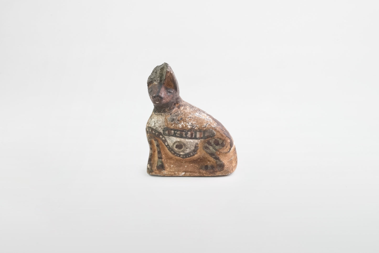 Bemalte Terrakottafigur eines Hybridwesens – Ägypten, 7.–4. Jahrhundert v. Chr.