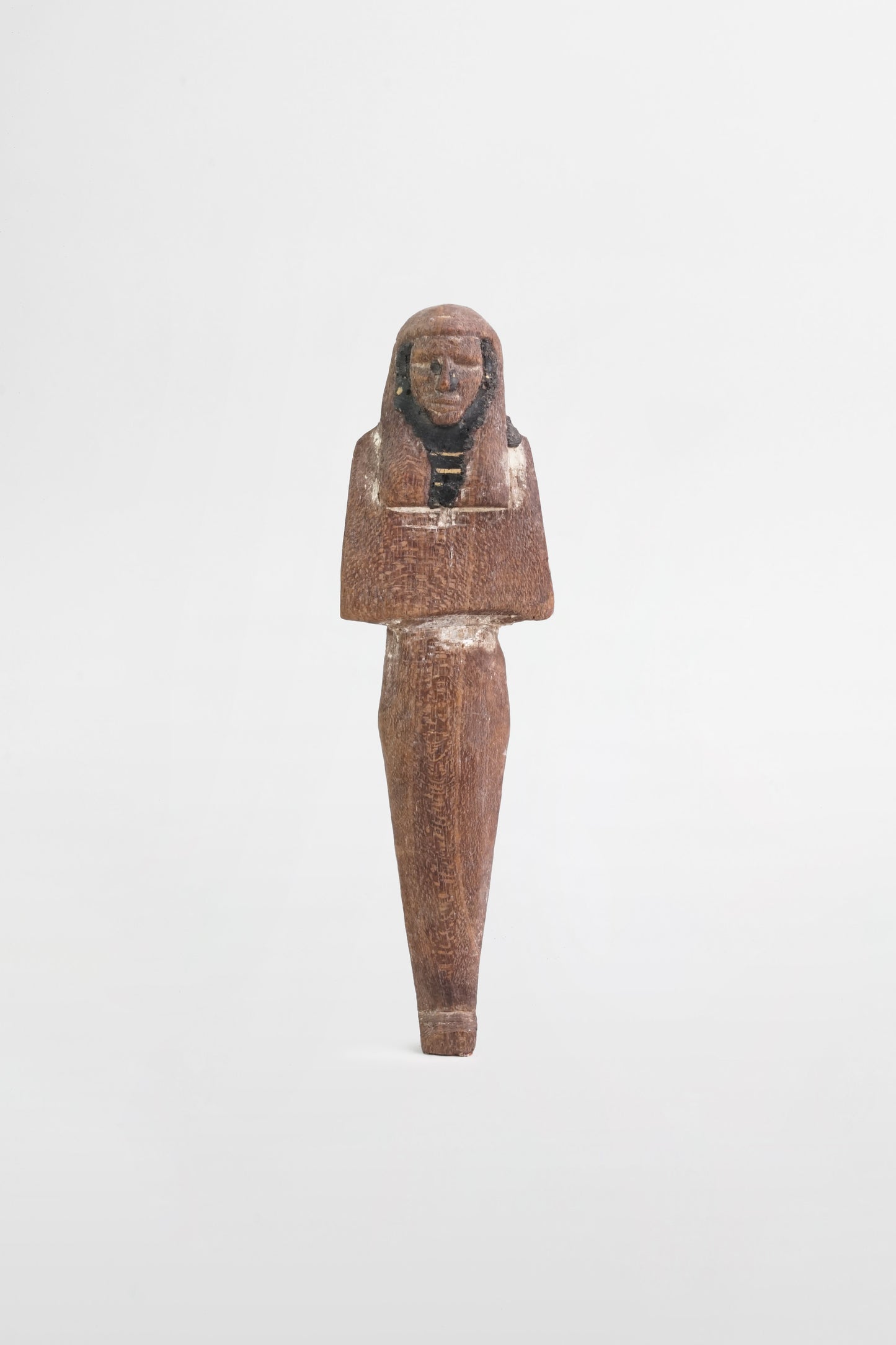 Hölzerne Uschebti-Figur einer verstorbenen Person – Ägypten, 7.–4. Jahrhundert v. Chr.