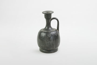 Süditalienische schwarz glasierte Lekythos – Griechenland, ca. 4. Jahrhundert v. Chr.