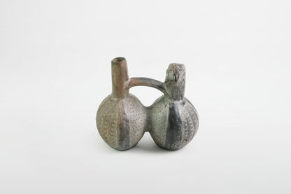 Keramischer Pfeiftopf, Nariño-Kultur – Kolumbien/Ecuador, ca. 9.–16. Jahrhundert