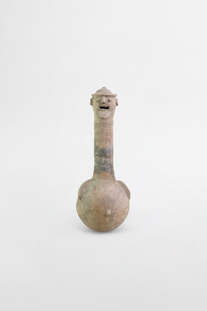 Anthropomorphes rituelles Terrakotta-Pseudogefäß, Chamba-Stamm – Nigeria, 18. Jahrhundert