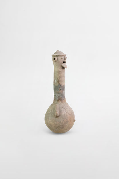 Anthropomorphes rituelles Terrakotta-Pseudogefäß, Chamba-Stamm – Nigeria, 18. Jahrhundert