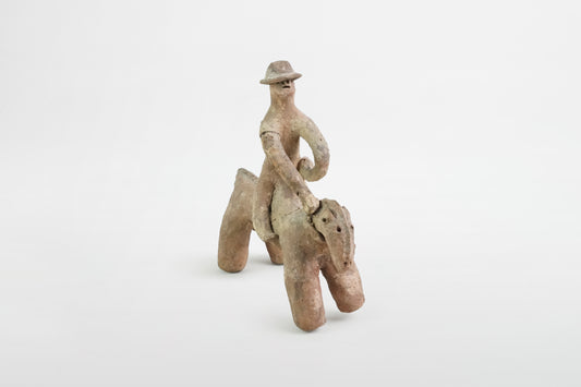 Equestrian terracotta figure, Mali, Djenné culture – Mali, 13th–16th century