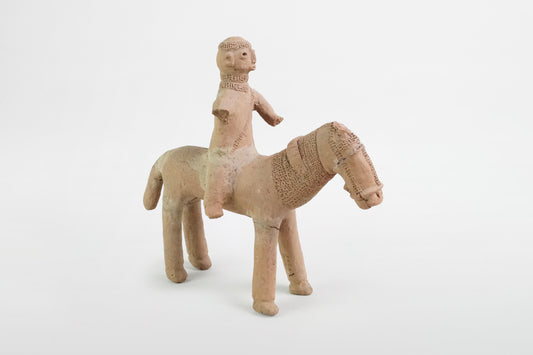 Equestrian terracotta figure, Mali, Djenné culture – Mali, 13th–16th century