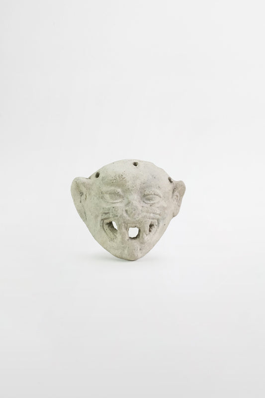 Miniatur-Gesichtsmaske aus Ton – Mexiko, 4. Jahrhundert v. Chr. – 10. Jahrhundert