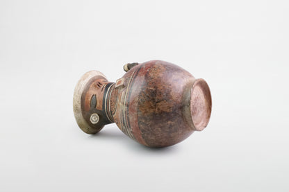 Bemalte Terrakottavase aus Recuay – Peru, 1.–4. Jahrhundert