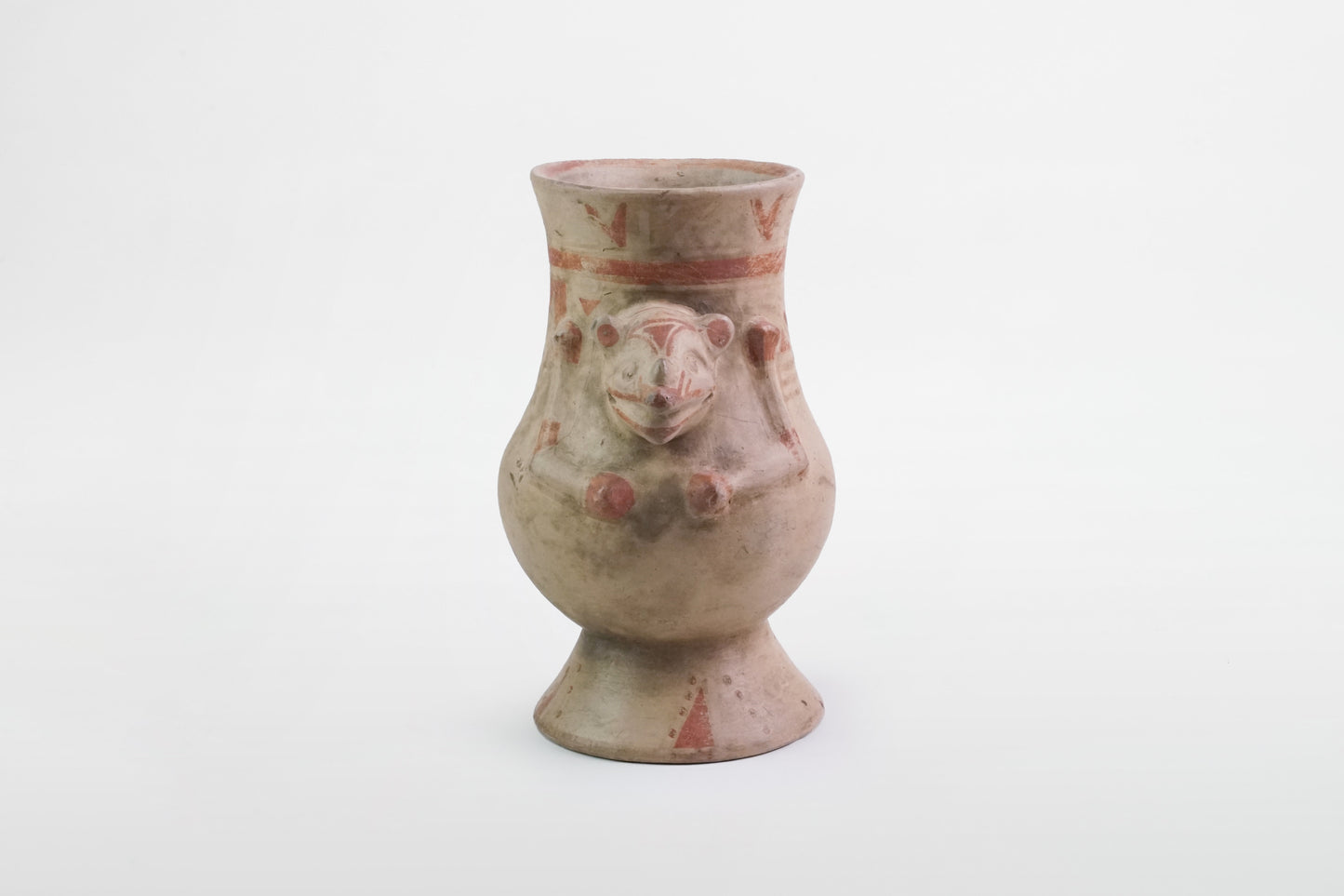 Ritualgefäß mit Tierrelief, Andenregion, wahrscheinlich Moche-Kultur – Peru, 2.–9. Jahrhundert