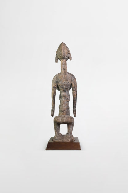 Holzstatue einer Mutter mit Kind, Dogon-Kultur – Mali, frühes 20. Jahrhundert