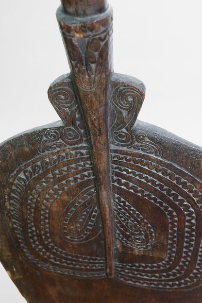 Frauenpaddel, Nordküste des Sentani-Sees – Papua-Neuguinea, 19. Jahrhundert