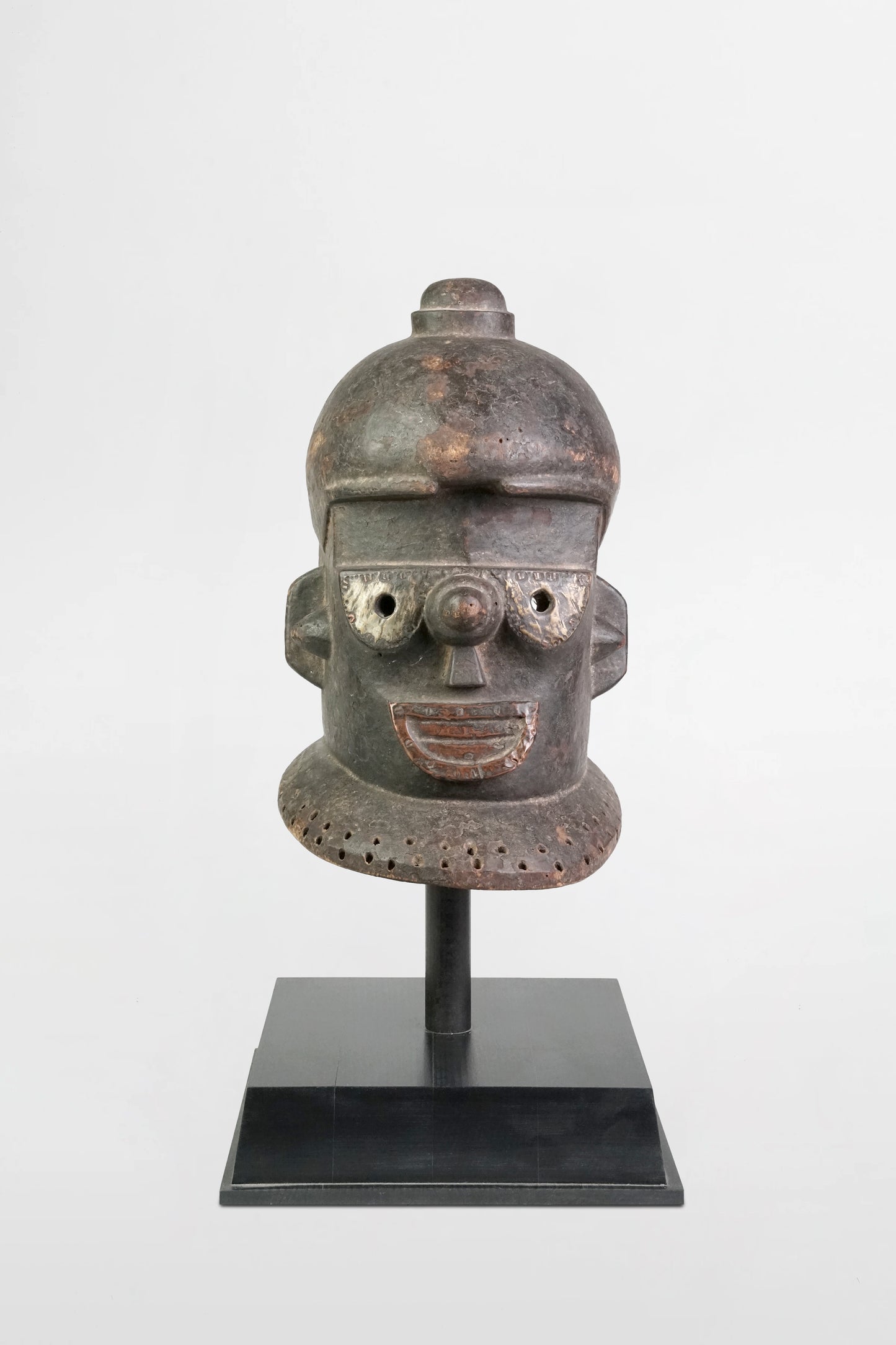 Central African helmet mask, Songye/Luba region – DR Congo, early 20th century