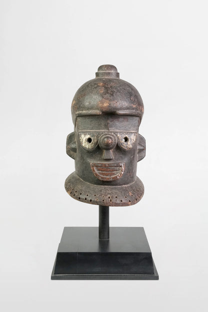 Central African helmet mask, Songye/Luba region – DR Congo, early 20th century