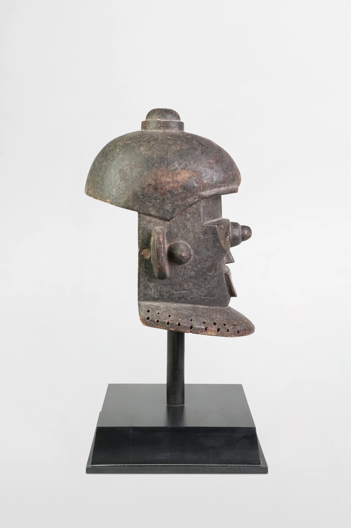 Central African helmet mask, Songye/Luba region – DR Congo, early 20th century