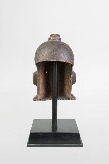 Central African helmet mask, Songye/Luba region – DR Congo, early 20th century