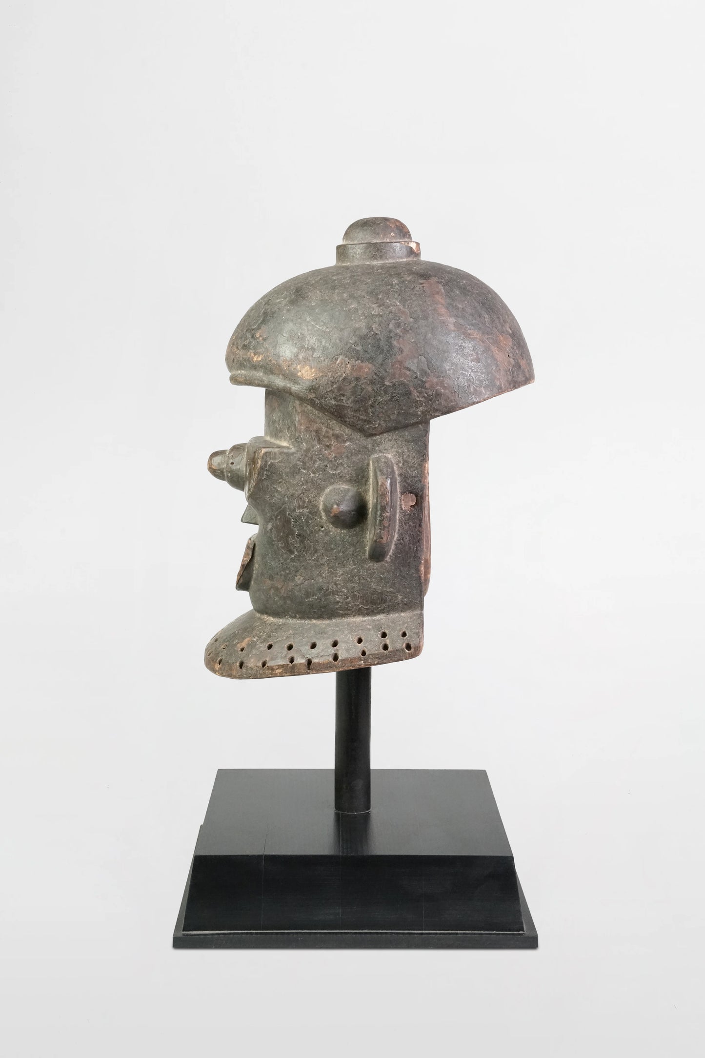 Central African helmet mask, Songye/Luba region – DR Congo, early 20th century