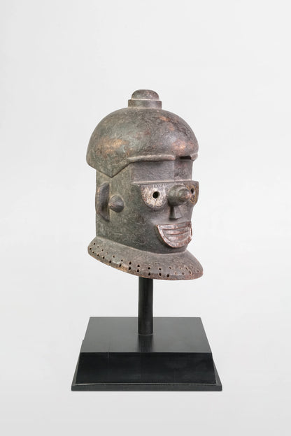 Central African helmet mask, Songye/Luba region – DR Congo, early 20th century