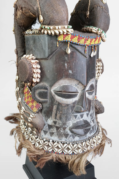 Kuba Bwoom helmet mask, Kuba (Bushoong) people – DR Congo, early 20th century